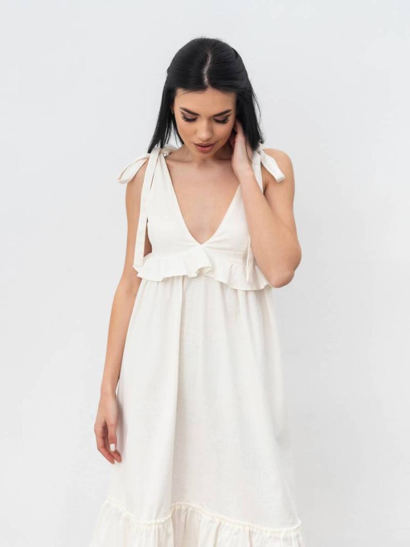 Платье "Лерида" Romashka, Молочный, L|XL 17991