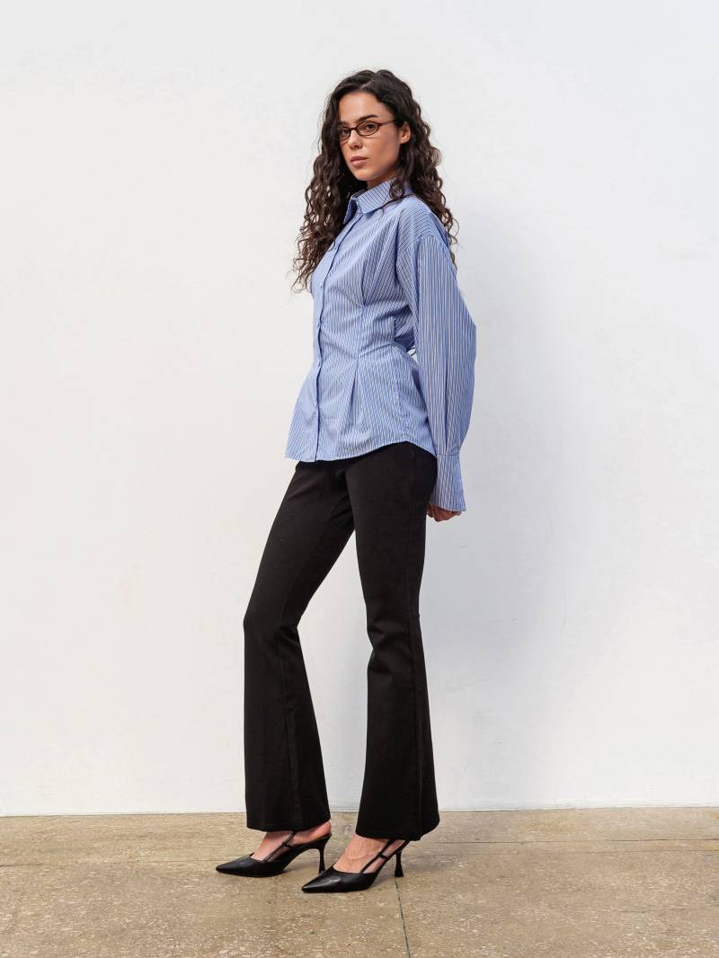 Рубашка "Вертикаль" Romashka, Голубой+, M|L 19686