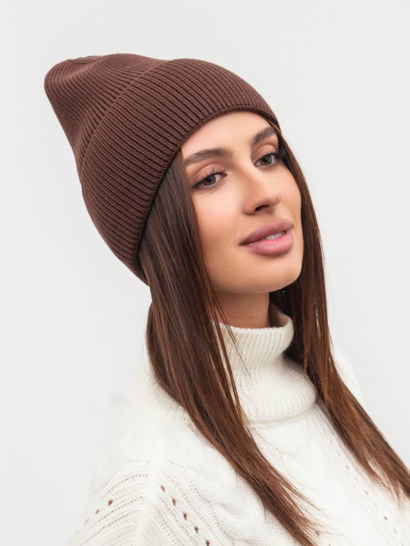 Шапка "Бейс" Romashka, Коричневый 19800