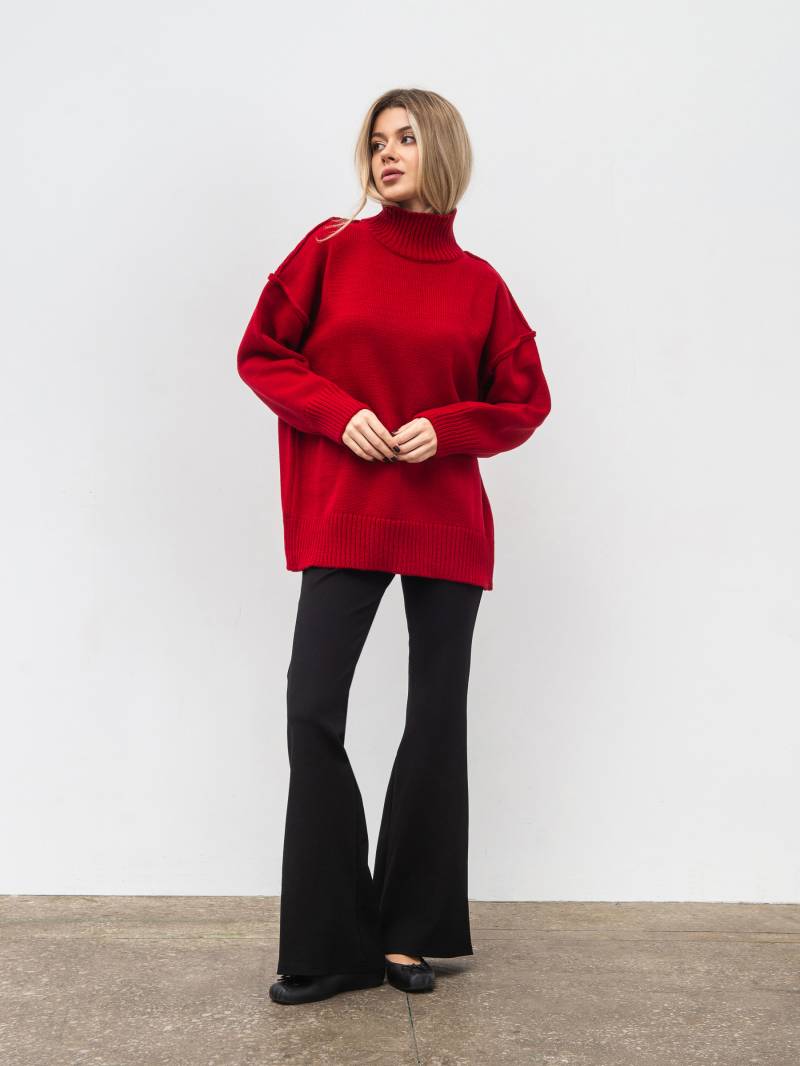 Свитер "Фьорд" Romashka, Красный, One size 19943