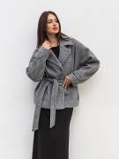 Пальто «Фельт» Romashka, Светло-серый, L|ХL 19939