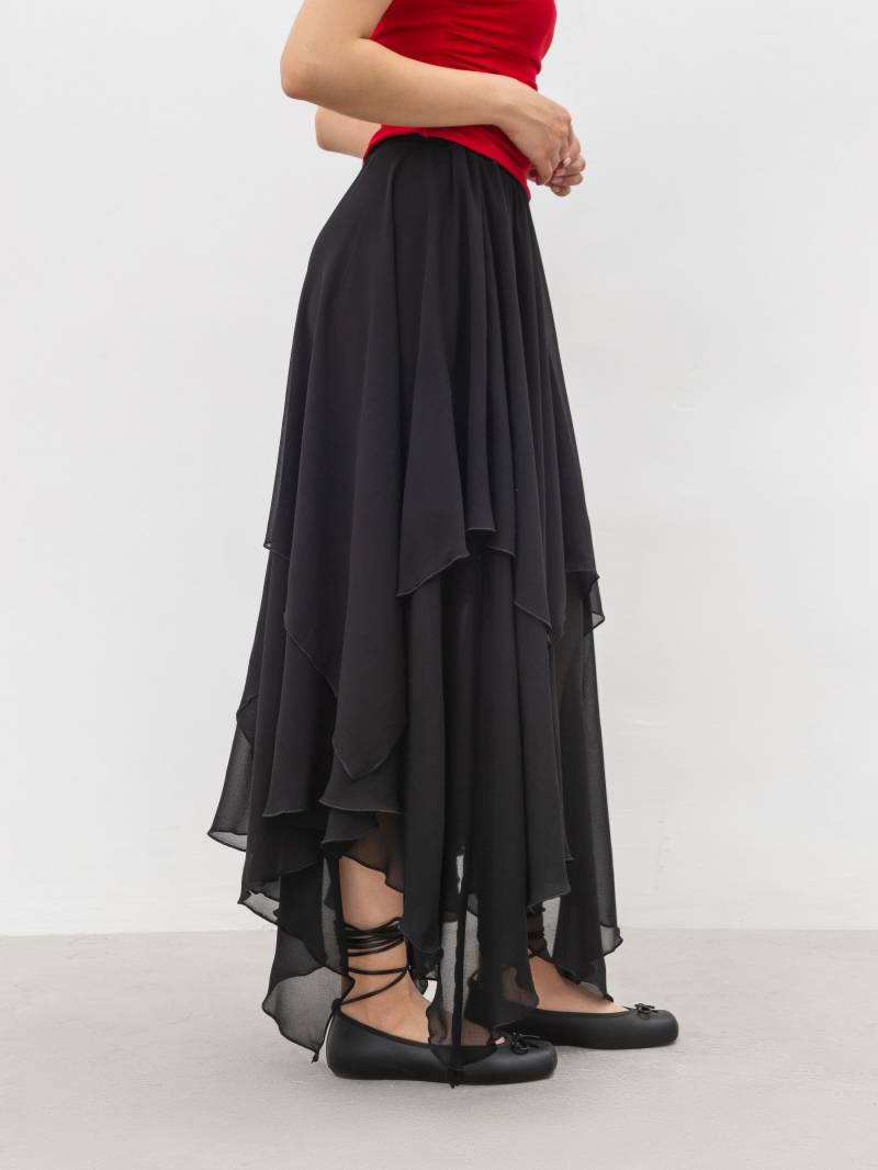 Юбка «Еннис» Romashka, Черный, L|XL 17892