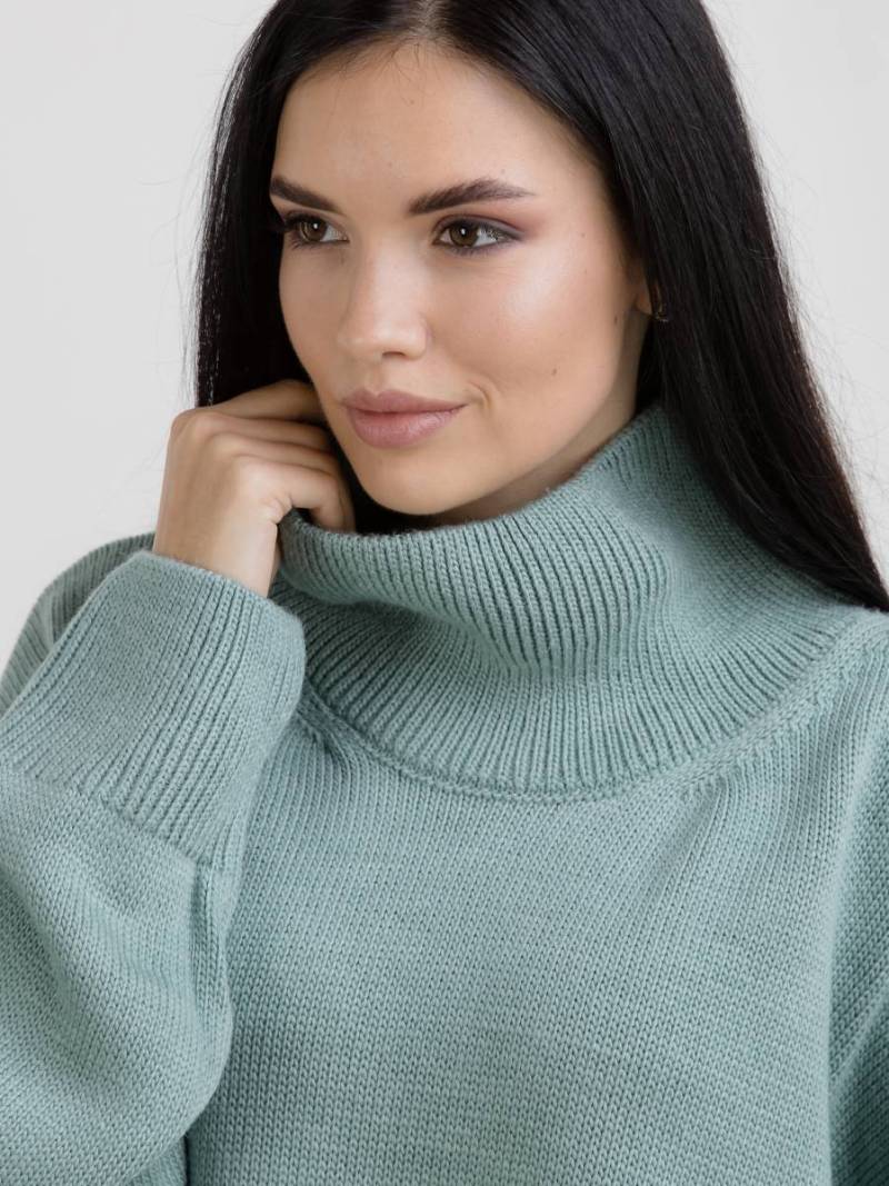 Свитер "Норвегия" свободного кроя Romashka, Бирюзовый, One size 13808
