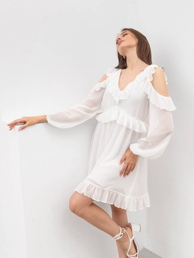 Платье «Корше» Romashka, Белый, M|L 17332