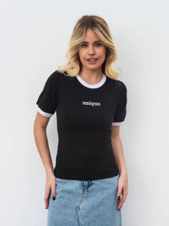 Футболка «Принстон» Romashka, Черный+, M 15437