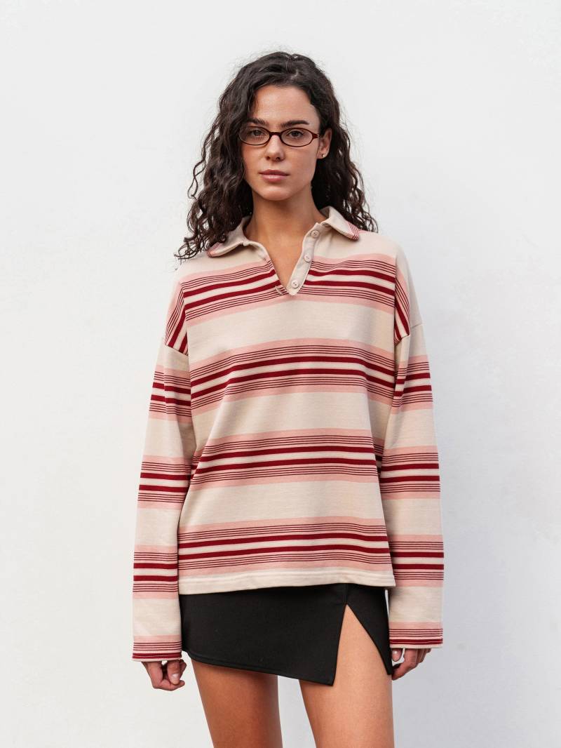 Поло "Сангрия" Romashka, Молочный+, M|L 19682