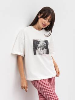 Футболка "Мерлин" Romashka, Белый+, One size 20384