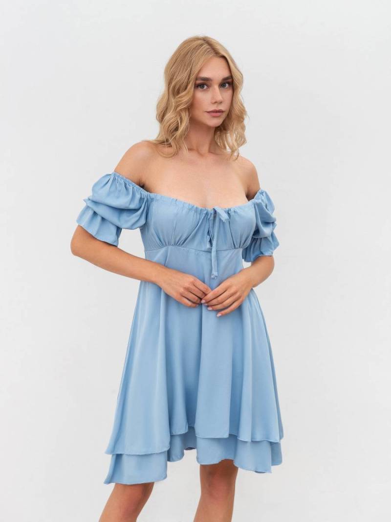 Платье «Санта-Барбара» Romashka, Голубой, S 16550