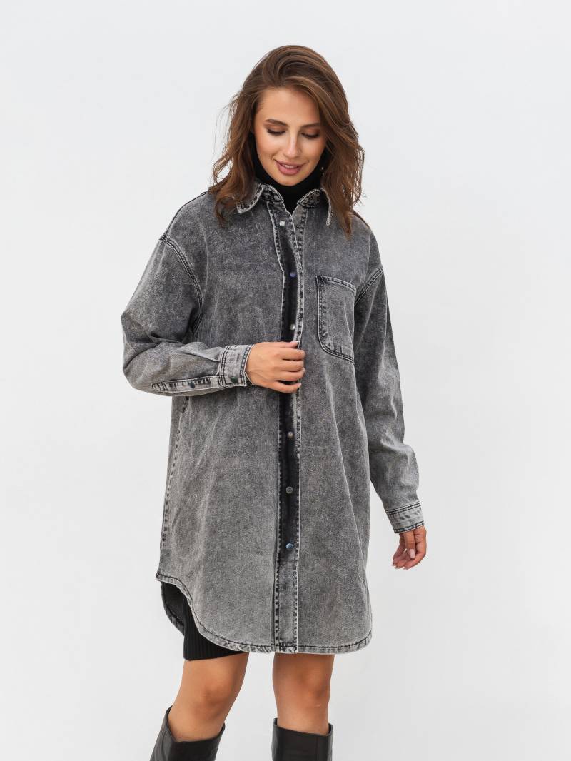 Платье-рубашка «Эдинбург» Romashka, Серый, S/M 15040