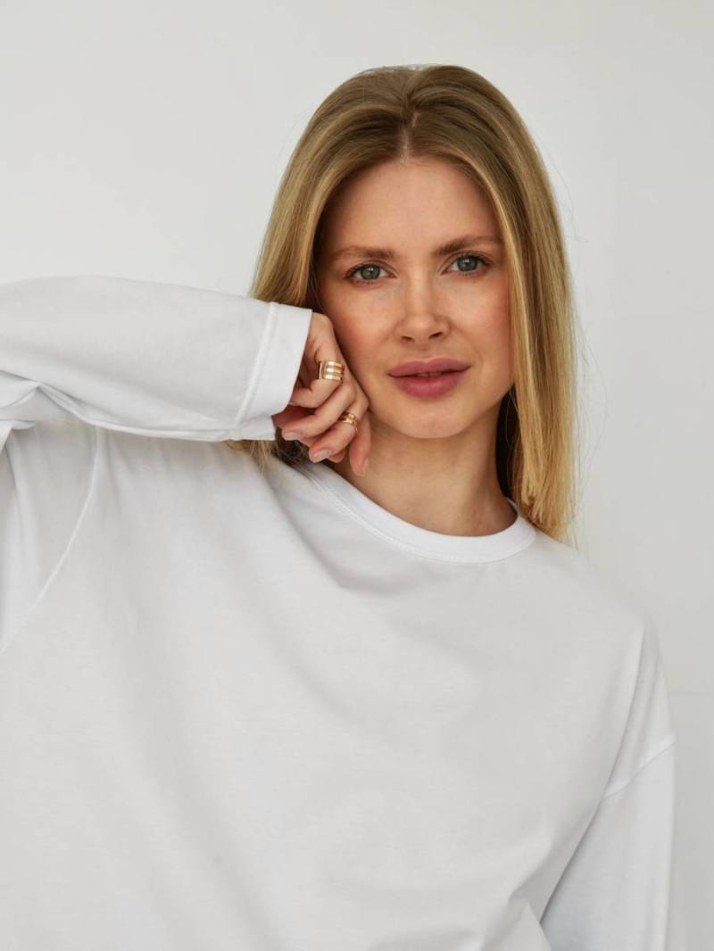 Свишот «Детройт» Romashka, Белый, One size 15465