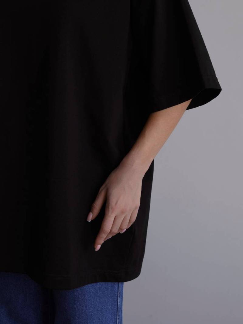 Футболка "Мойта" Romashka, Чёрный, One size, 15143