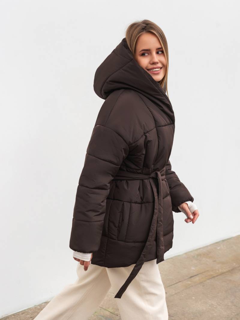 Куртка-одеяло "Гренландия" Romashka, Шоколадный, M|L 19813