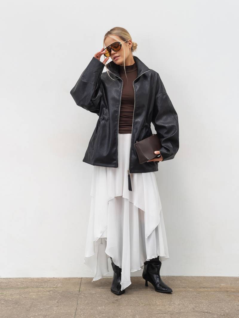 Куртка на кулиске "Дистрикт" Romashka, Черный, M|L 20087