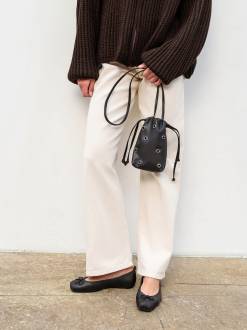 Мини клатч люверси «Рози» Romashka, Черный 19524