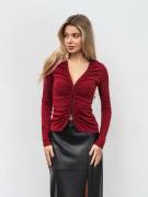 Лонг &quot;Клио&quot; Romashka, Бордовый, XS|S 19715