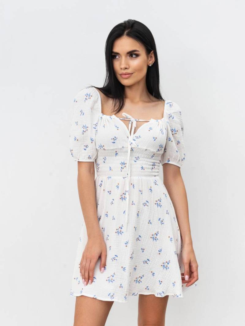 Платье  «Австрия» Romashka, Белый+, M 16184