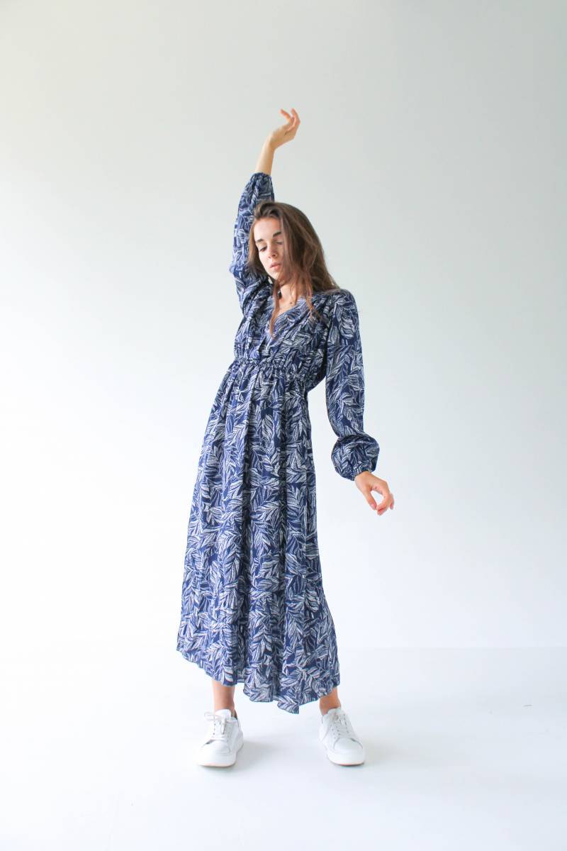 Платье "Севилья" Romashka, Синий, S|M 10229