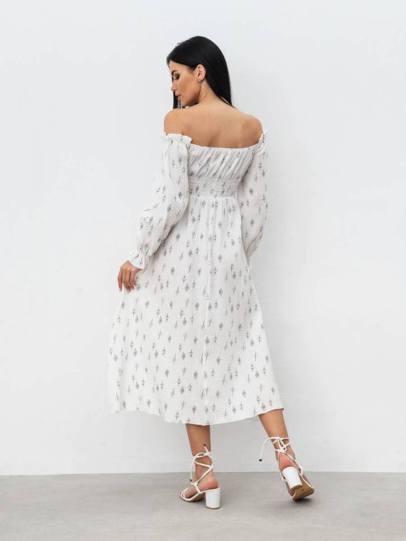 Платье «Медельин» Romashka, Молочный+, S|M 16399