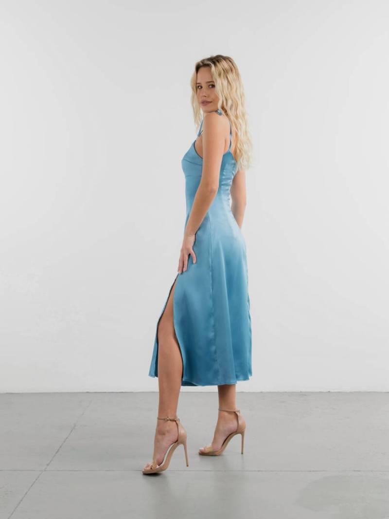 Платье "Сингапур" Romashka, Голубой, M 14038