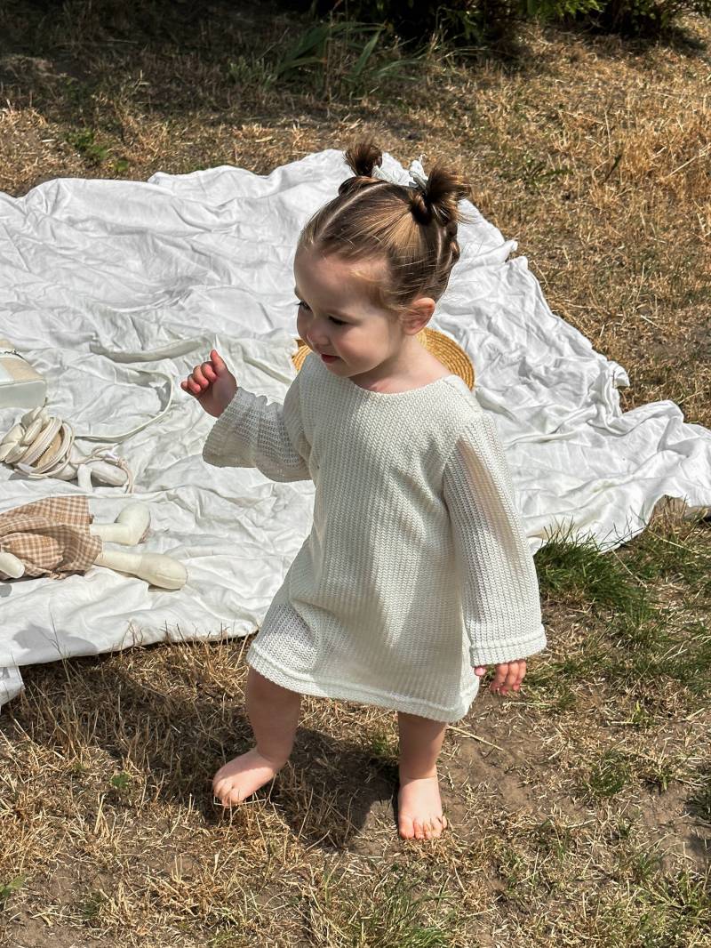 Платье мини "Сенаго" Romashka, Молочный, 9-12 месяцев 18071