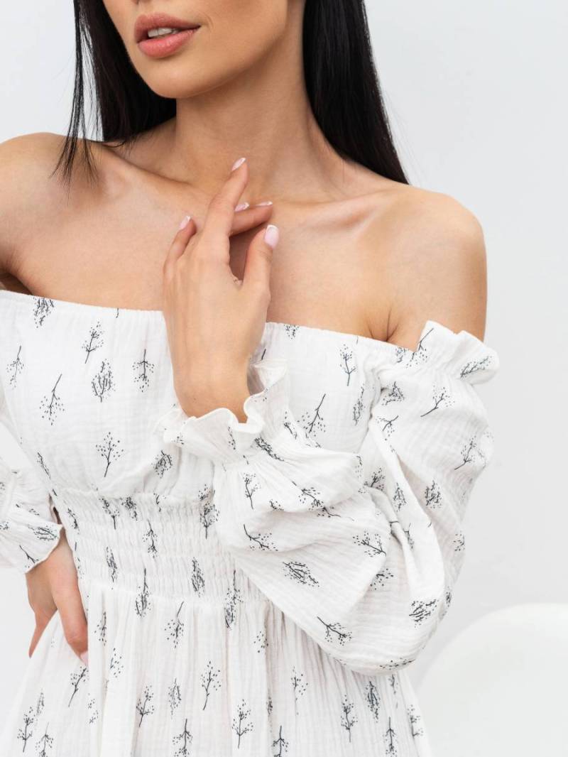 Платье «Медельин» Romashka, Молочный+, S|M 16399