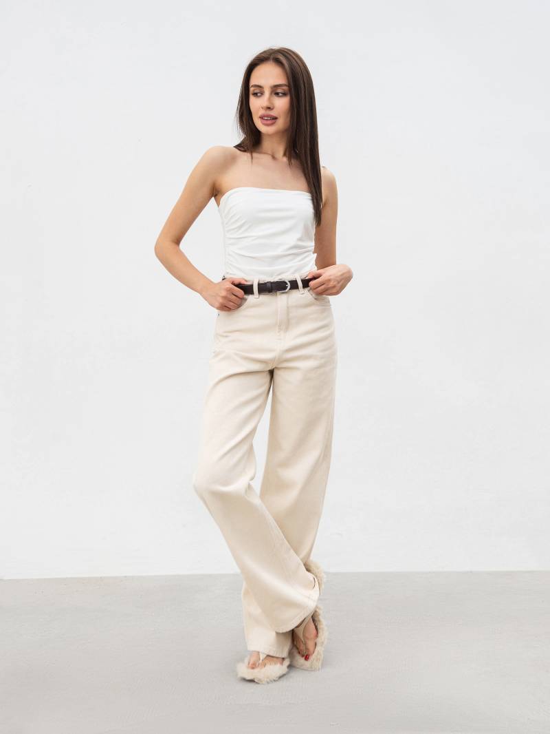 Ремешок «Акцент» Romashka, Коричневый с серебряной пряжкой 19360