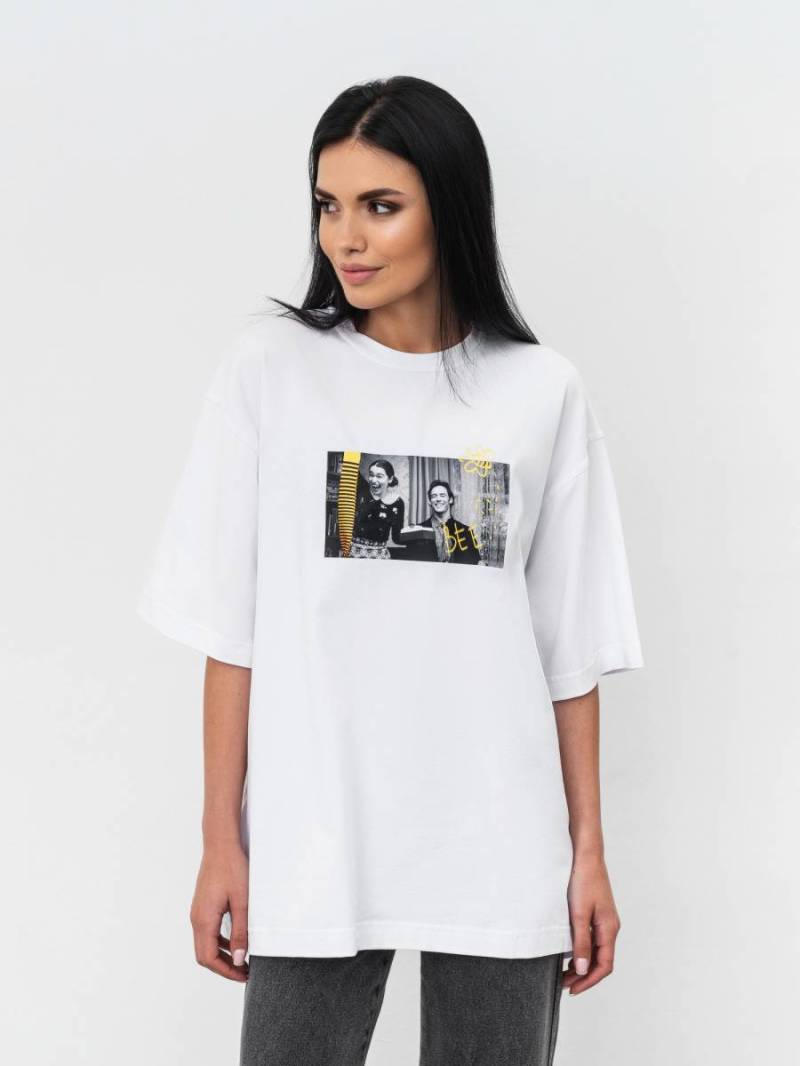 Футболка «Луиза» Romashka, Белый, One size 16339