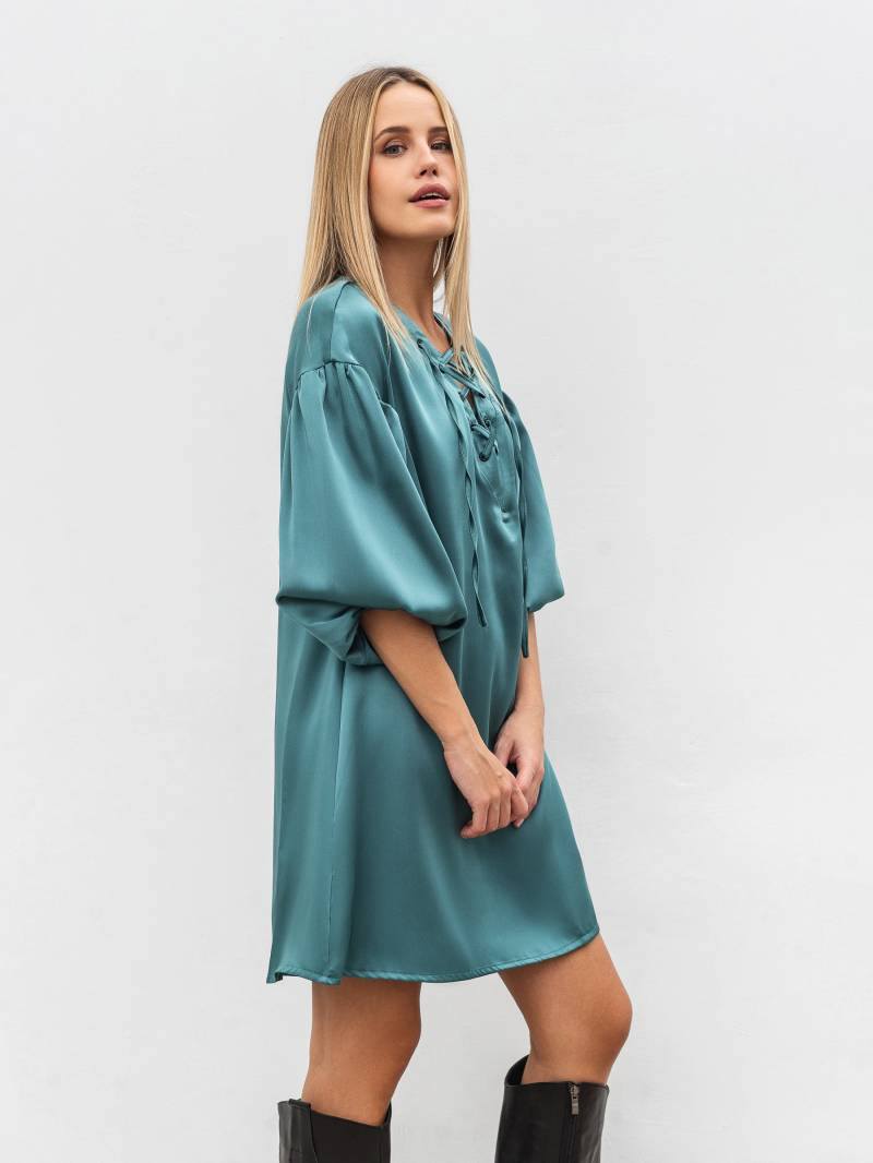 Платье "Айла" Romashka, Бирюзовый, M|L 14046