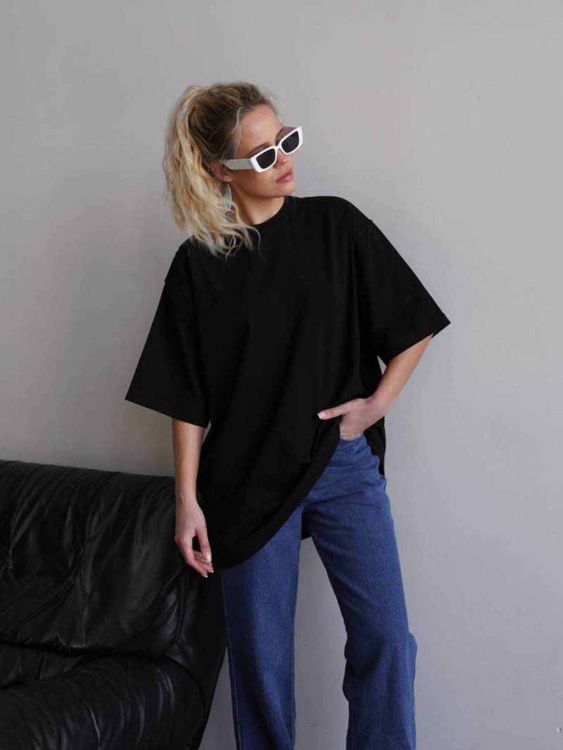 Футболка "Мойта" Romashka, Чёрный, One size, 15143