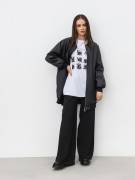 Бомбер &quot;Толедо&quot; свободного кроя Romashka, Черный, M|L 12598