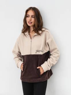 Флисовый свитшот "Паезе" Romashka, Бежевый+, XL|XXL 17032