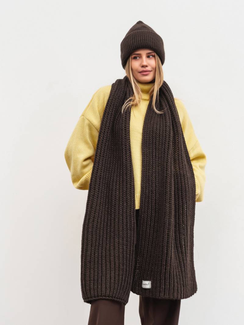 Шапка "Нанси" Romashka, Шоколадный 19763