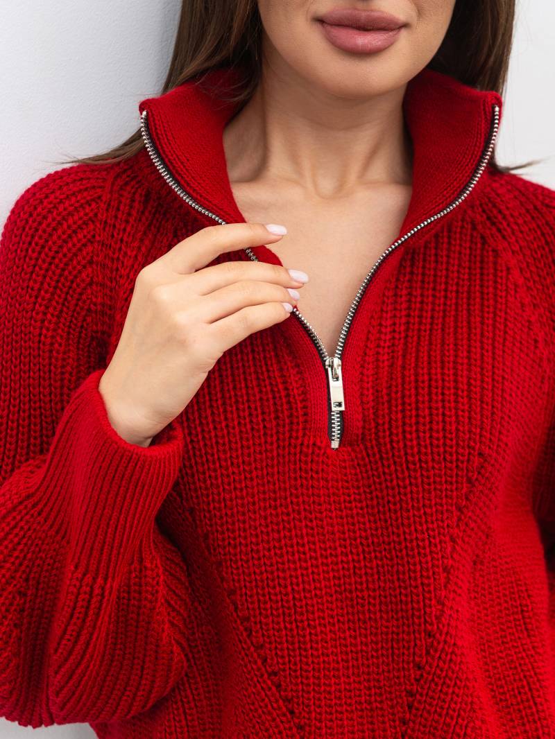 Свитер  «Юкон» Romashka, Красный, One size 19821