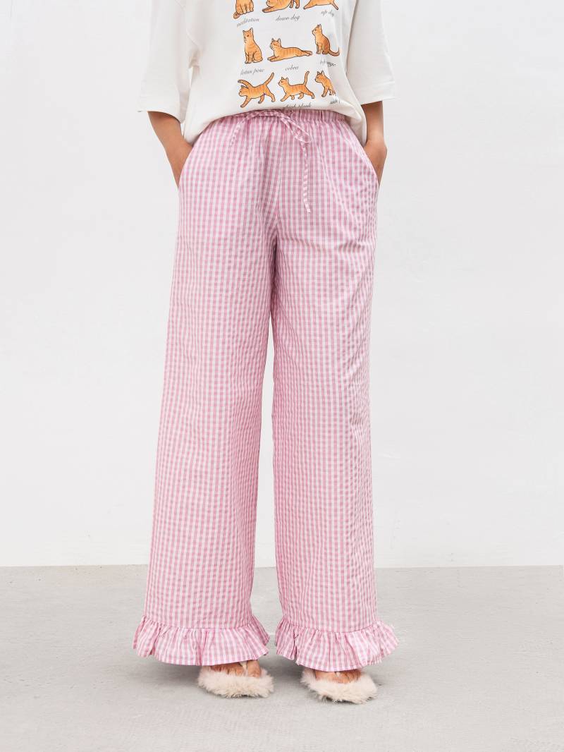 Штаны "Суфле" Romashka Розовый+, S 19428