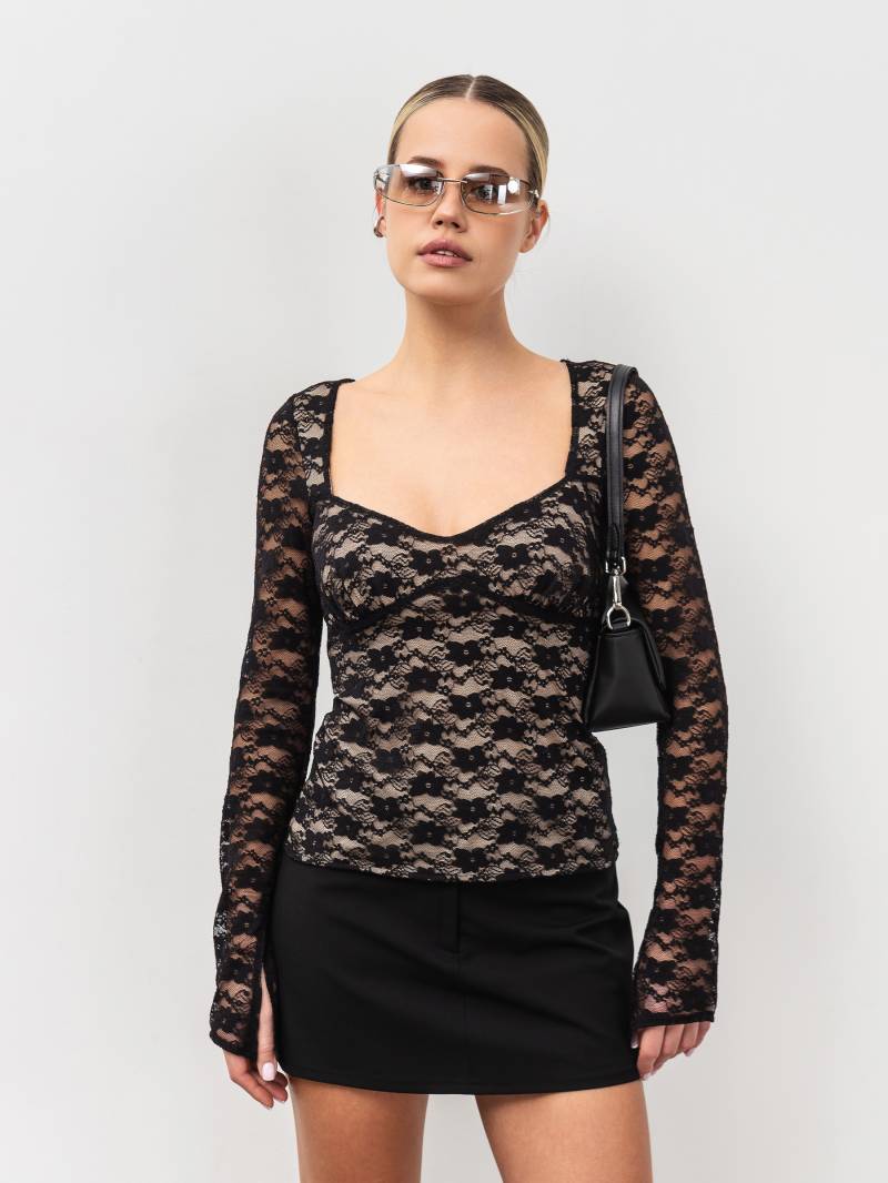 Лонг "Реприза" Romashka, Черный, S|M 20059