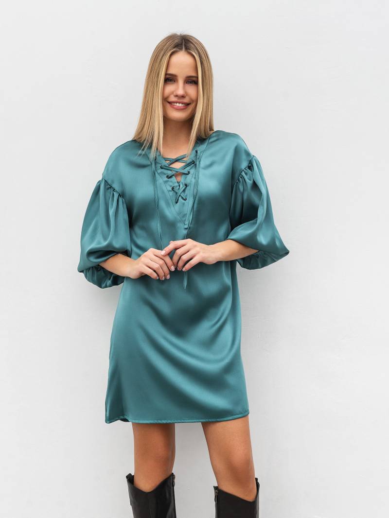 Платье "Айла" Romashka, Бирюзовый, M|L 14046