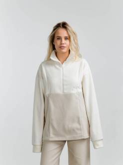 Флисовый свитшот "Паезе" Romashka, Молочный+, XL|XXL 17029