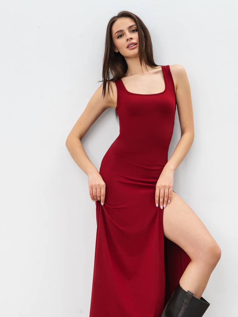 Платье "Видейра" Romashka, Бордовый, XS|S 19033