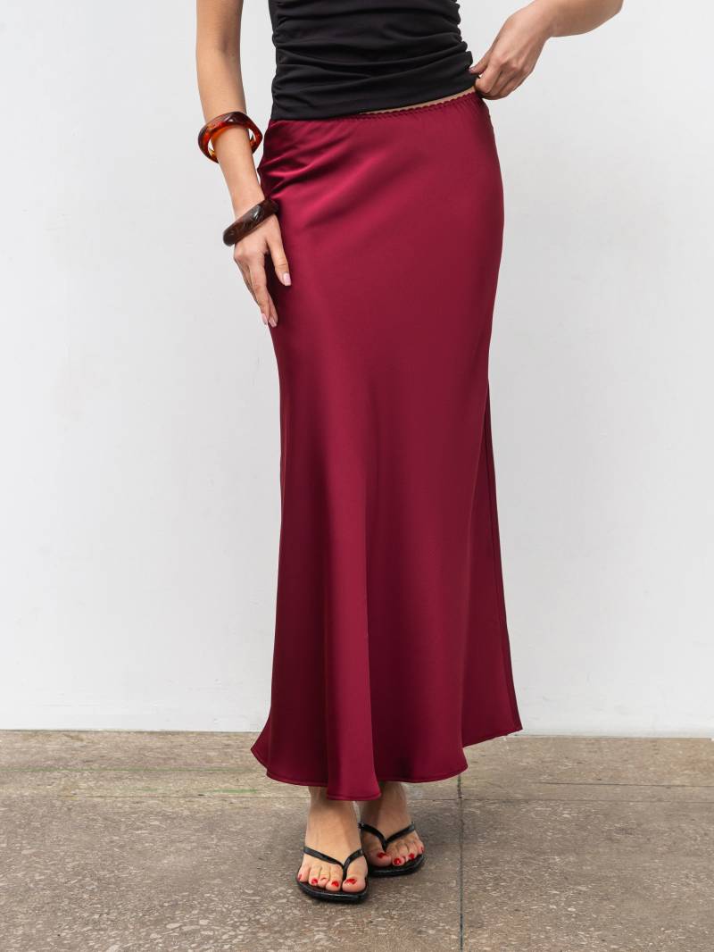 Юбка "Сирена" Romashka, Бордовый, М 19828
