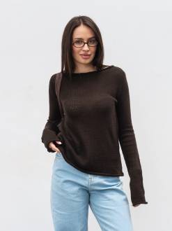 Лонг "Нуар" Romashka, Коричневый, One size 20076