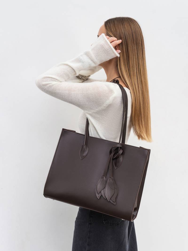 Сумка "Габриель" Romashka, Коричневый 19663