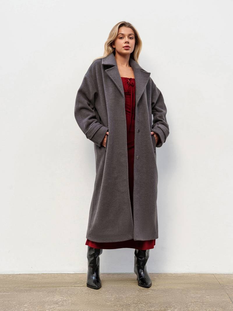 Пальто "Шейд" Romashka, Серый, M|L 19623