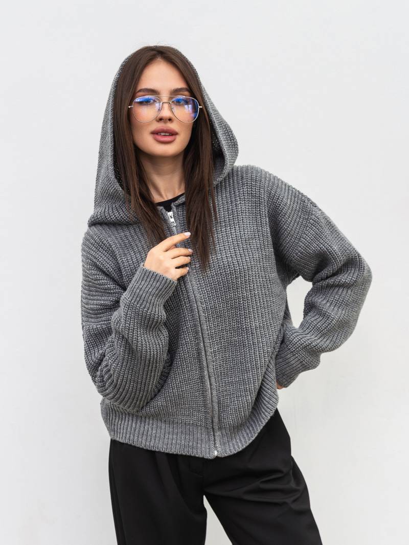 Кардиган "Коузи" Romashka, Серый, One size 19819