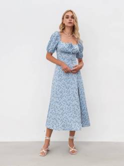 Платье «Сорренто» Romashka, Голубой+, M 16465