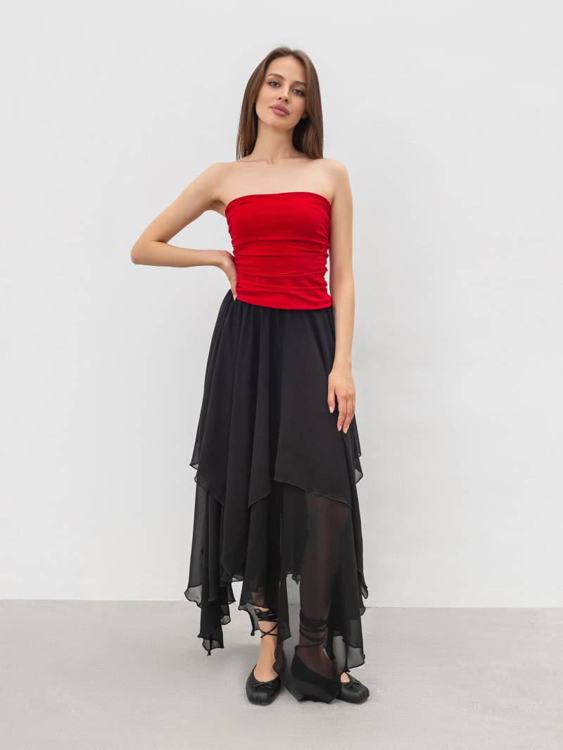 Юбка «Еннис» Romashka, Черный, L|XL 17892