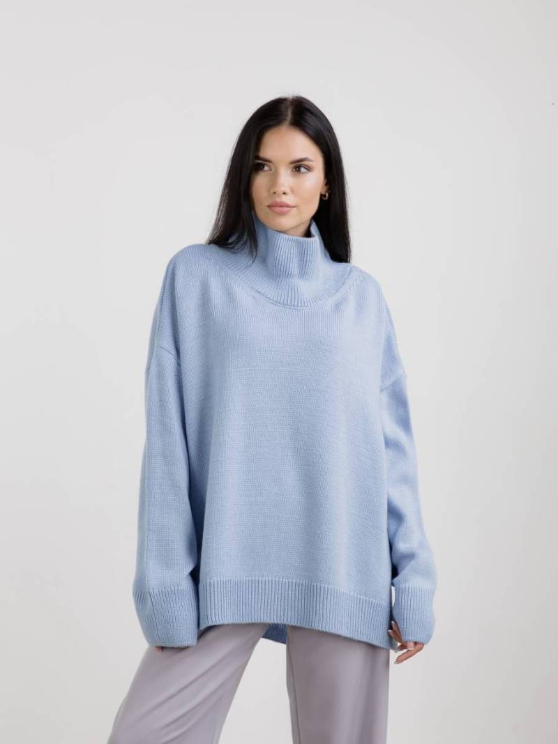 Свитер "Норвегия" свободного кроя Romashka, Голубой, One size 13807