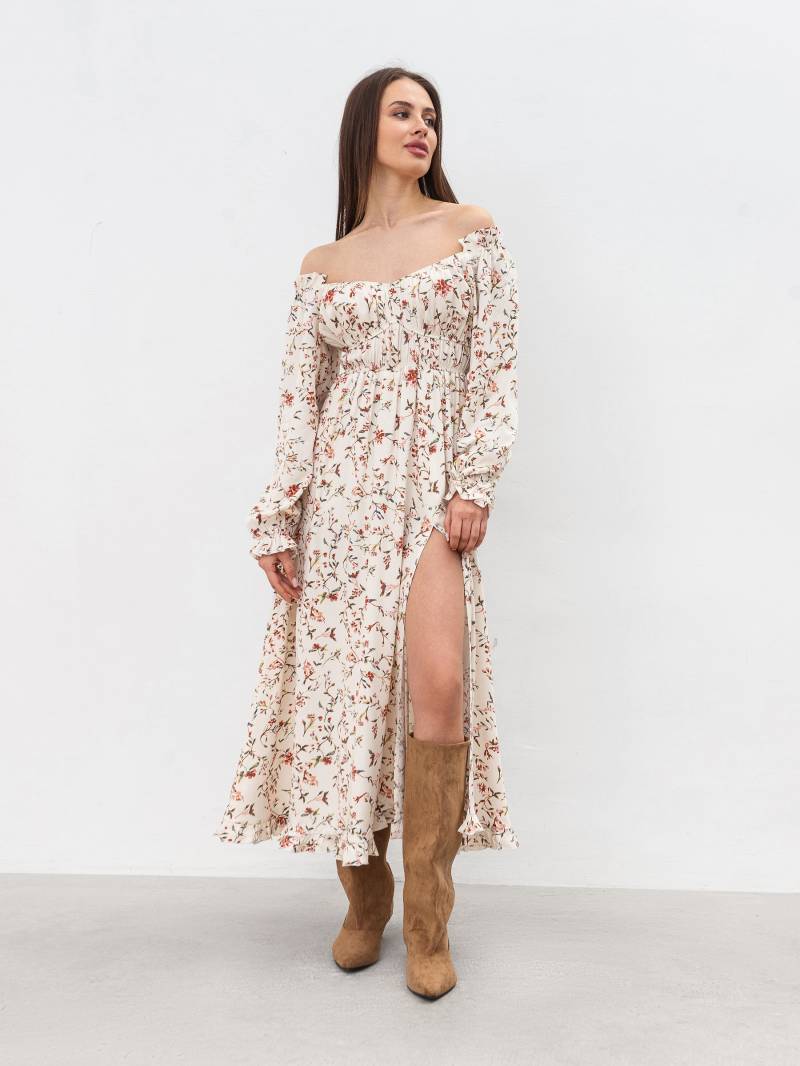 Платье «Прованс» Romashka, Молочный+, M|L 19310