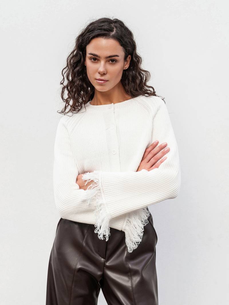 Кардиган "Шади" Romashka, Молочный, S|M 19627