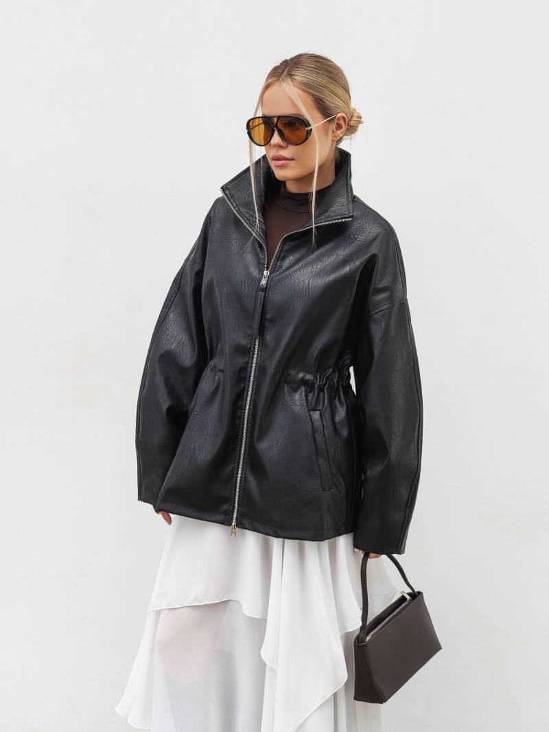 Куртка на кулиске "Дистрикт" Romashka, Черный, M|L 20087