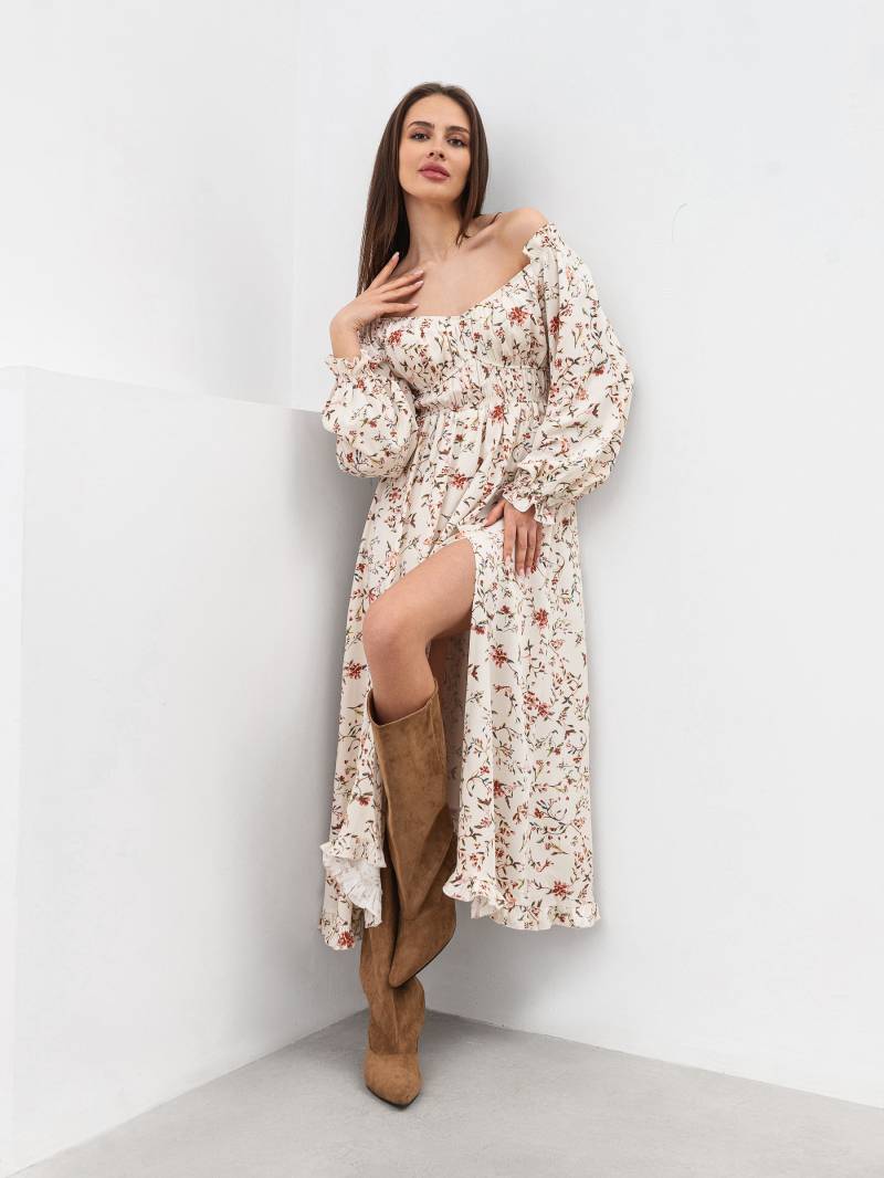 Платье «Прованс» Romashka, Молочный+, S|M 19309